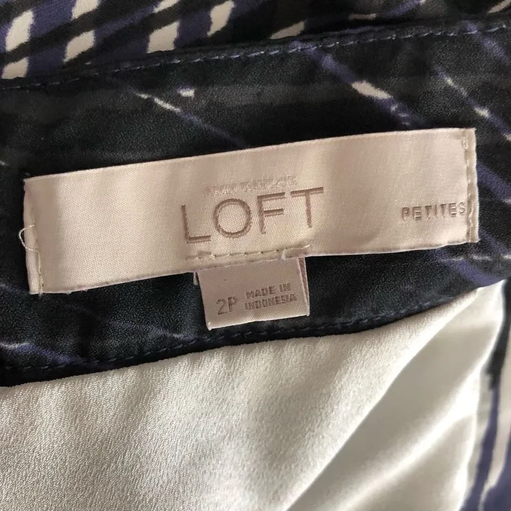 Anne Taylor Loft Women’s Multicolored Mini A-line Skirt